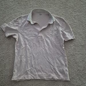 Uniqlo Gray Polo Shirt Classic Short-Sleeve Design